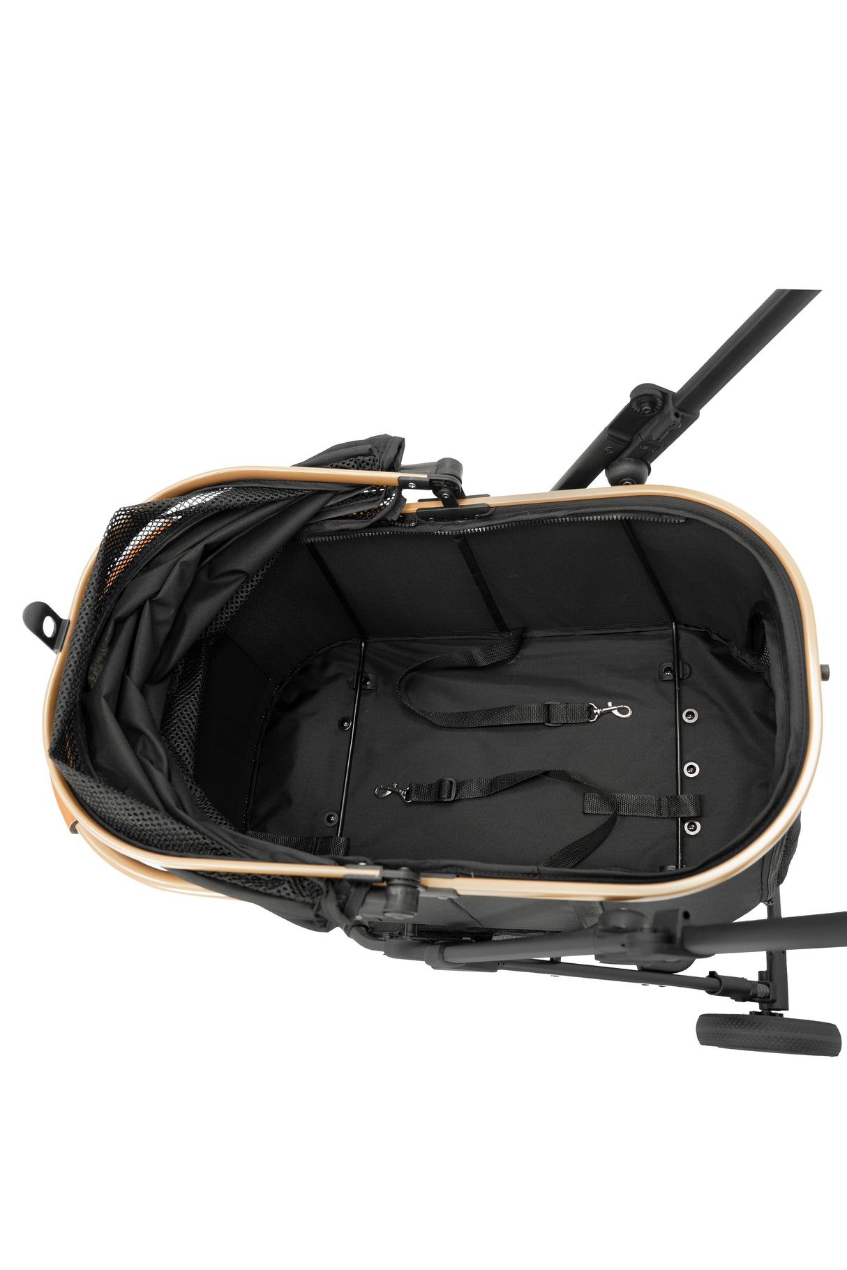 Ansicht von Oben auf den Tierbuggy