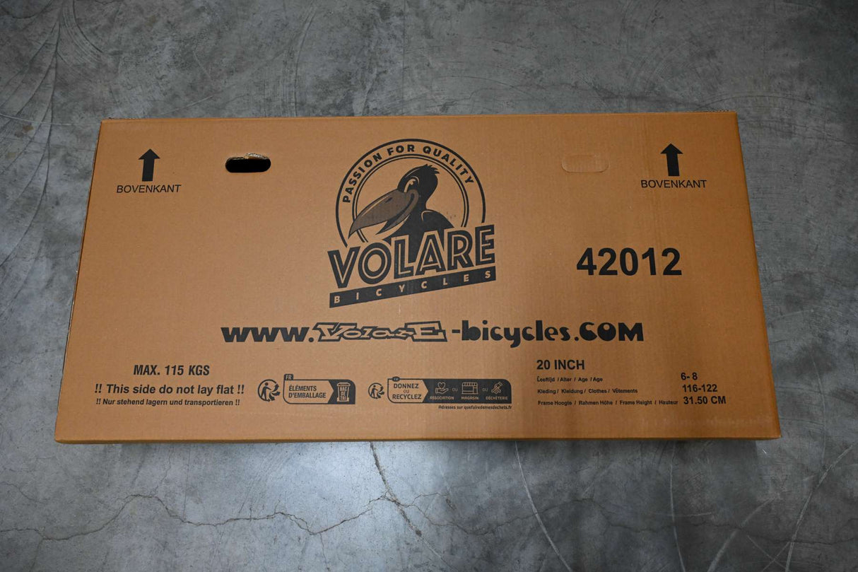 Volare Rocky Kinderfahrrad für Jungen - 20 Zoll in Blau für Kinder von 6 bis 8 Jahren