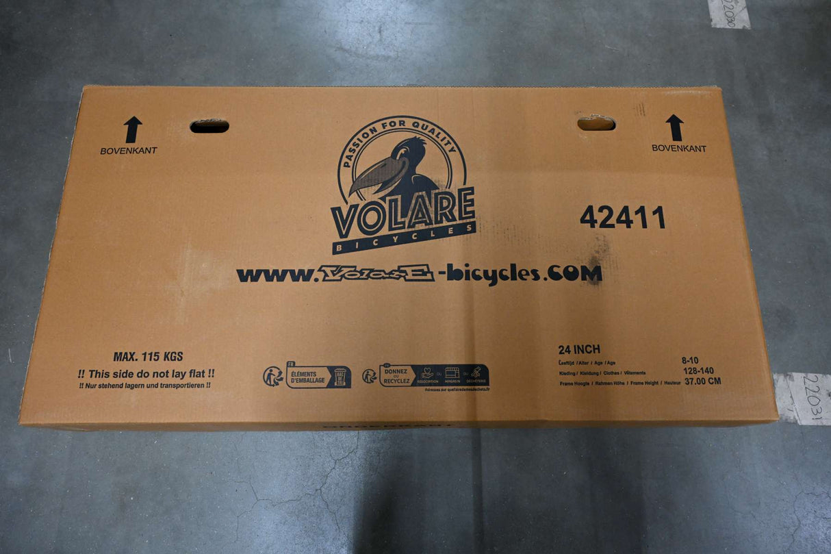 Volare Rocky Kinderfahrrad - 24 Zoll - Grün - 7-Gang für Jungen
