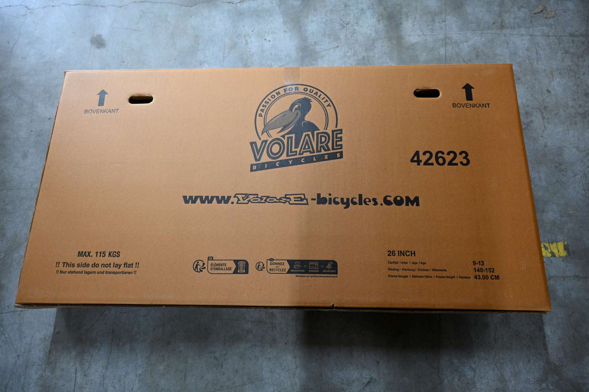 Volare Rocky Kinderfahrrad für Jungen - 26 Zoll in Blau für sicheres Fahren