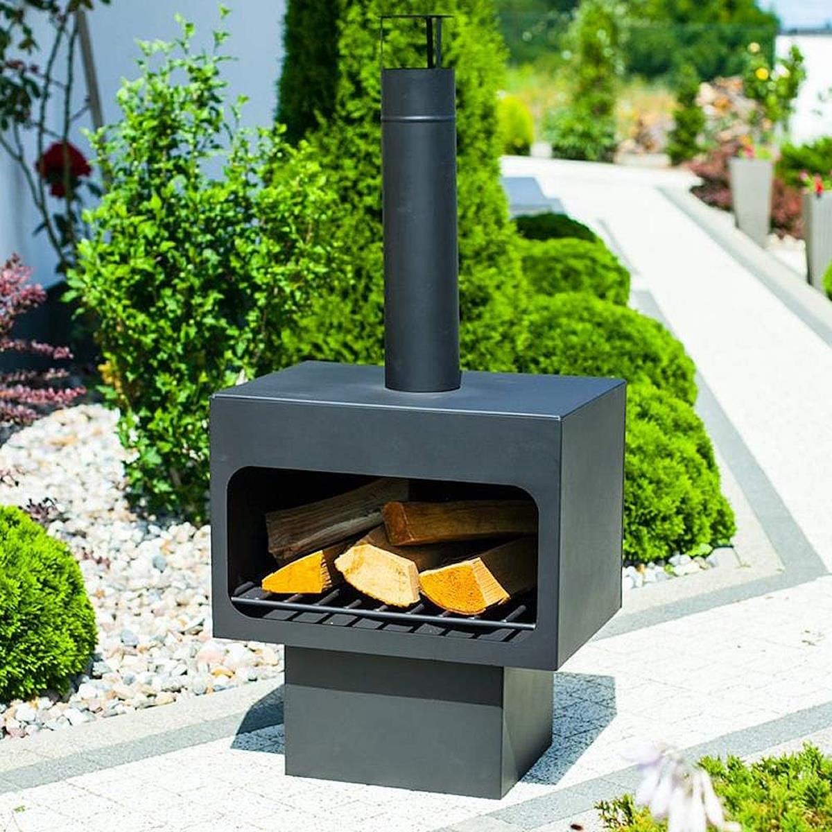 Markone Gartenkamin 201-2 (Lackiert): 56 x 40 x 115 cm