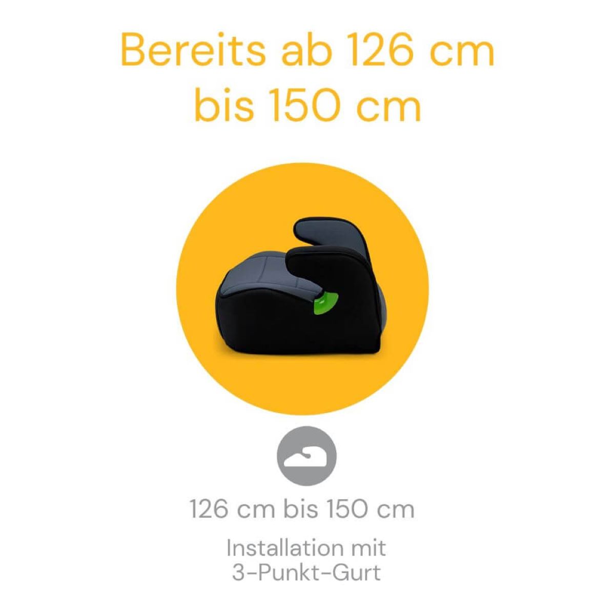 Osann Junior i-Size Sitzerhöhung 126–150 cm – Nero