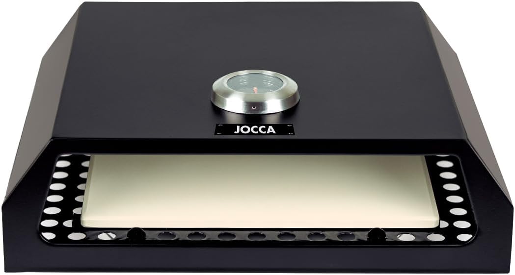 Jocca Pizzaofen Grullzubehör mit Pizzastein in der Frontalansicht