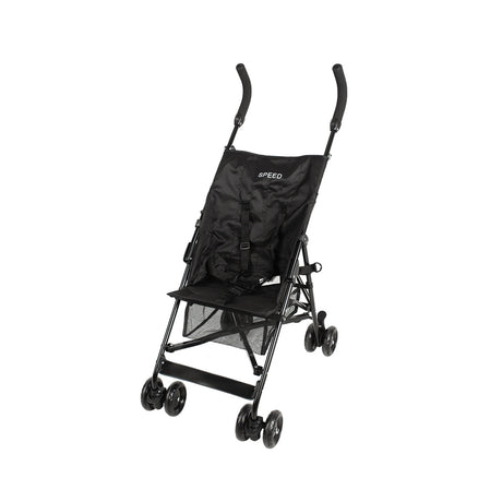 Babytrold Buggy schwarz Ansicht im Profil