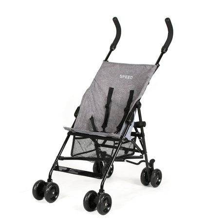 Babytrold Buggy Grau Ansicht im Profil