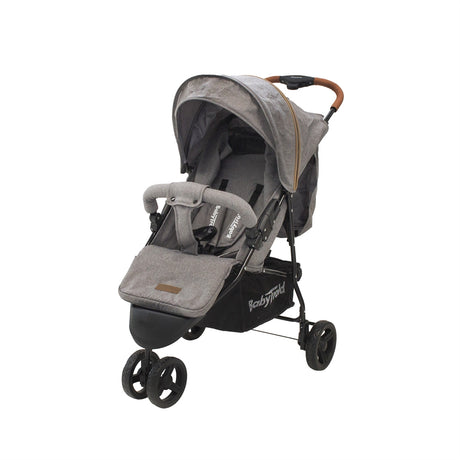 Babytrold Buggy Grau Ansicht im Profil