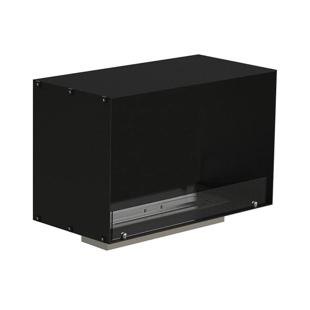 CACH Fires Foco One 800, Bioethanol-Kamin, einseitig offen, manueller oder automatischer Brenner, 3,2 kW
