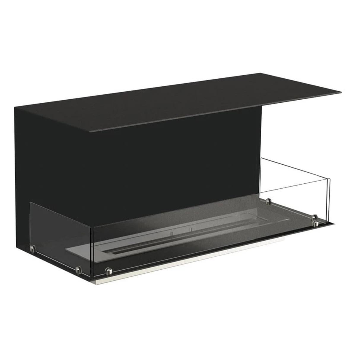 CACH Fires Foco Three 1000, Bioethanol-Einbaukamin, 4,4 kW, 3-seitig, automatische oder manuelle Brennkammer