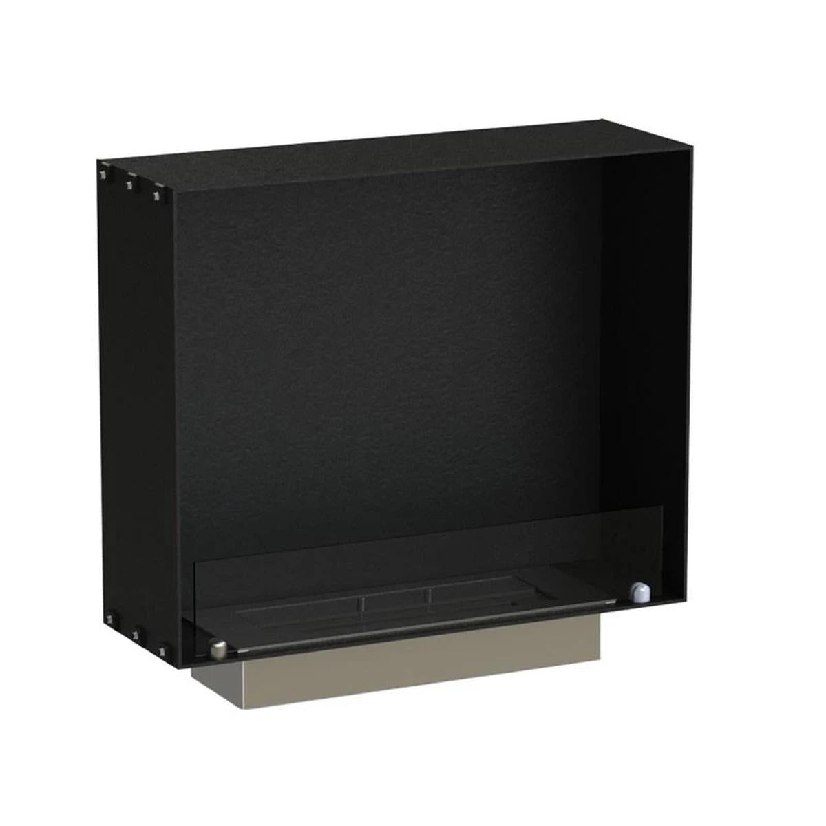 CACH Fires Foco One 600 Slim, eingebauter Kamin für die Wand, 20 cm Breite, Flammen nur von einer Seite sichtbar, 2,3 kW.