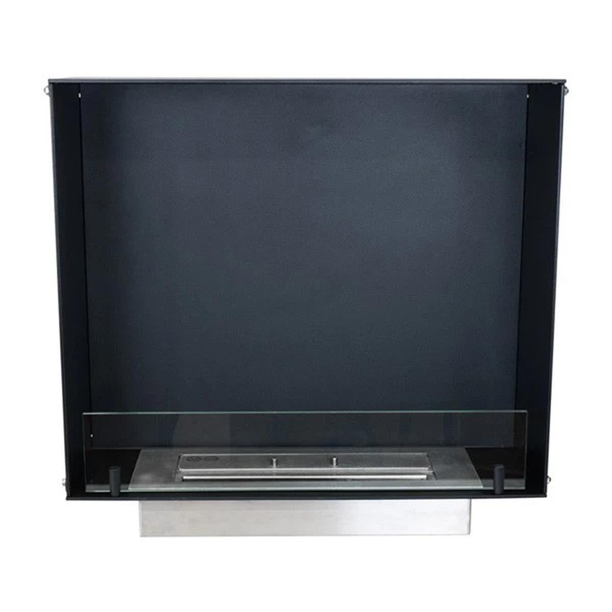 CACH Fires Foco One 600 Slim, eingebauter Kamin für die Wand, 20 cm Breite, Flammen nur von einer Seite sichtbar, 2,3 kW.
