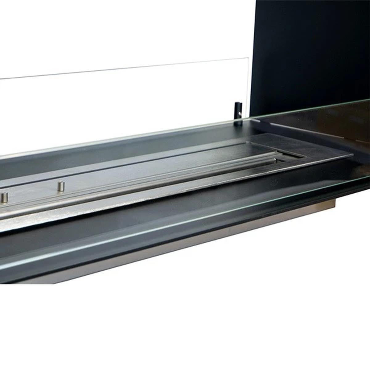 CACH Fires Foco Two 1200, doppelseitiger Bioethanol-Wandkamin, manueller oder automatischer Brenner, 6,2 kW