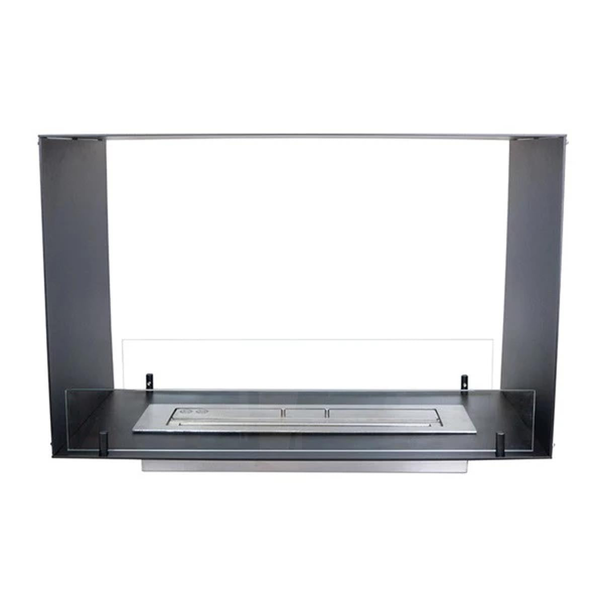 CACH Fires Foco Two 800, doppelseitiger Bioethanol-Kamin, 4,4 kW, automatischer und manueller Brenner