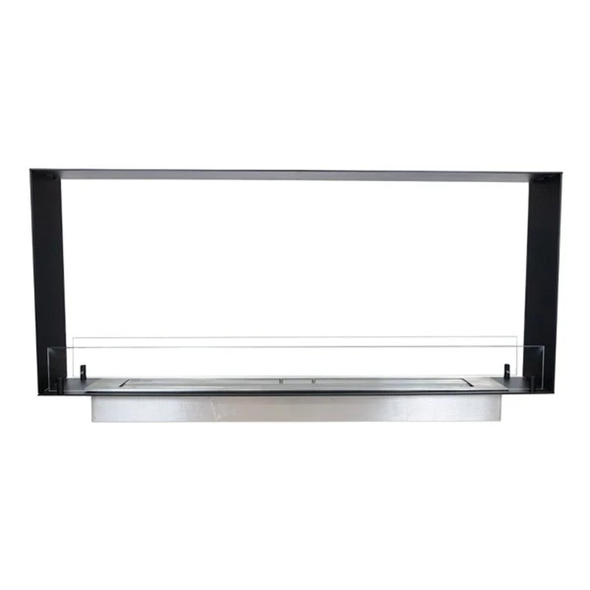 CACH Fires Foco Two 1200 Slim, schmaler Tunnelkamin, Breite 20 cm, geeignet für schmale Wände, 6,5 kW