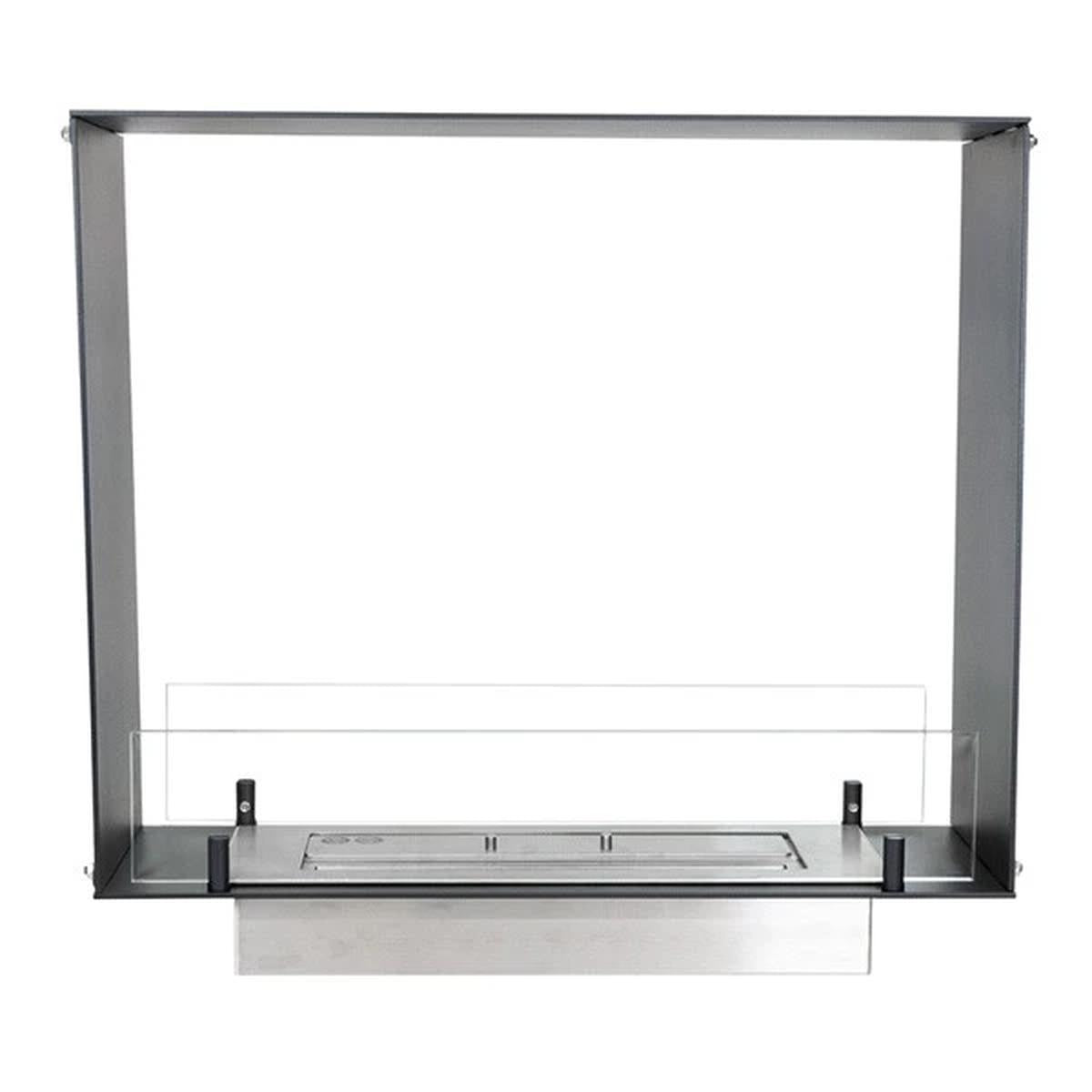 CACH Fires Foco Two 600 Slim, schmaler Tunnelkamin, 20 cm Breite, Bioethanol, geeignet für schmale Wände, 2,2 kW.