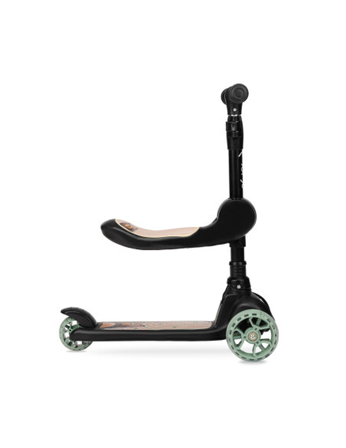 MoMi KIURU 2-in-1 Balance-Roller in verschiedenen Farben – Leichter Kinder-Scooter mit LED-Rädern, selbstbalancierend
