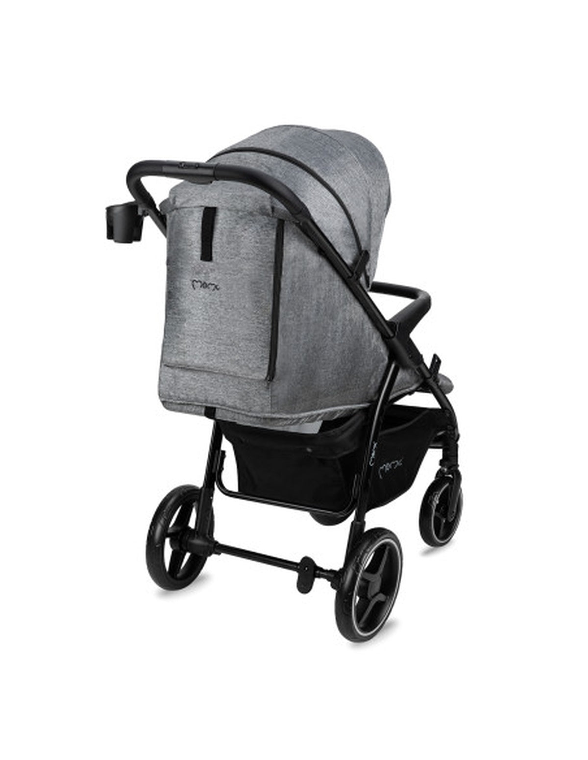 MoMi MIYA Kinderwagen in gewählter Farbe - mit verstellbarer Fußstütze