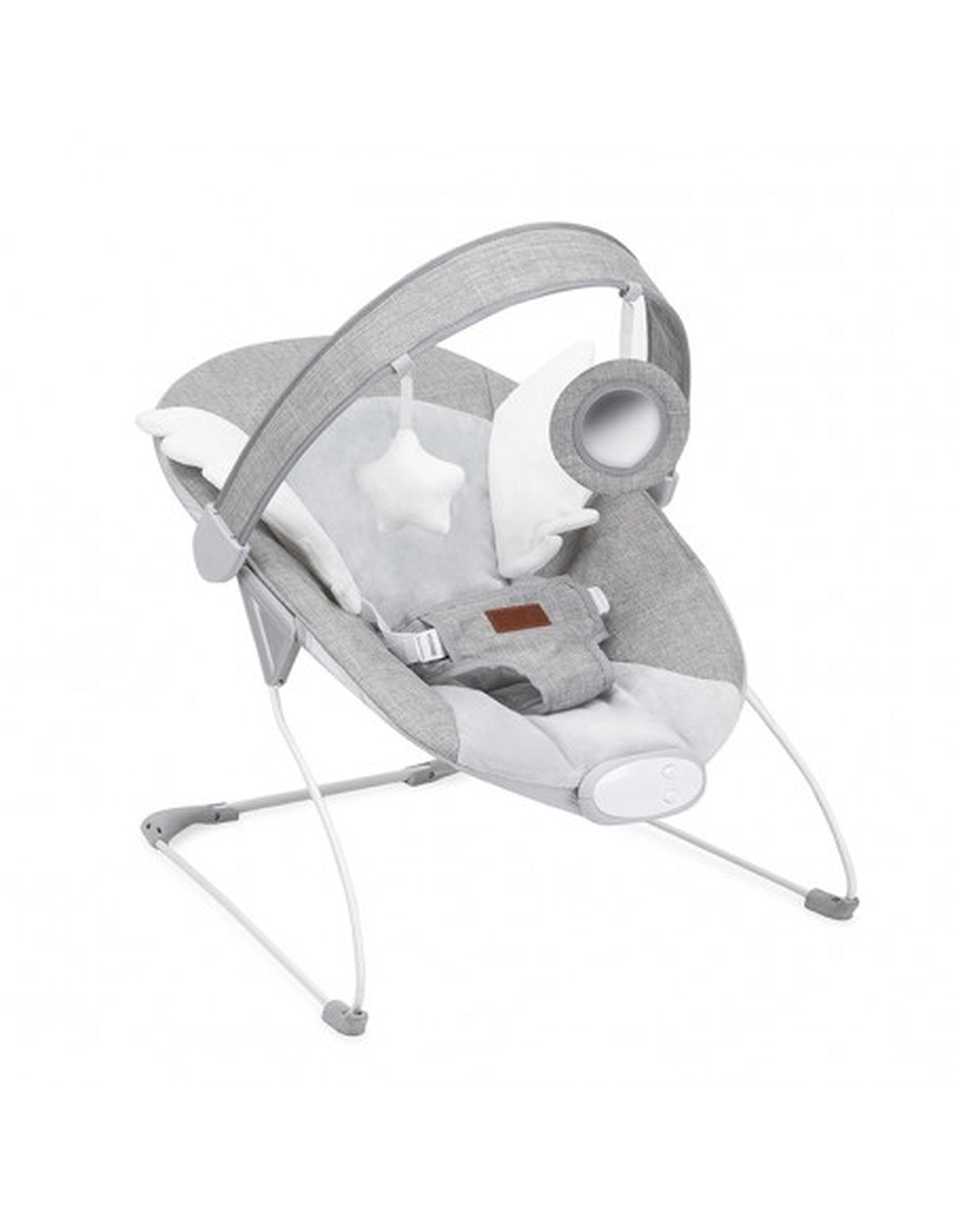 MoMi TULI Babyliege in verschiedenen Farben für Kinder bis 9 kg mit Spielbogen und Melodien