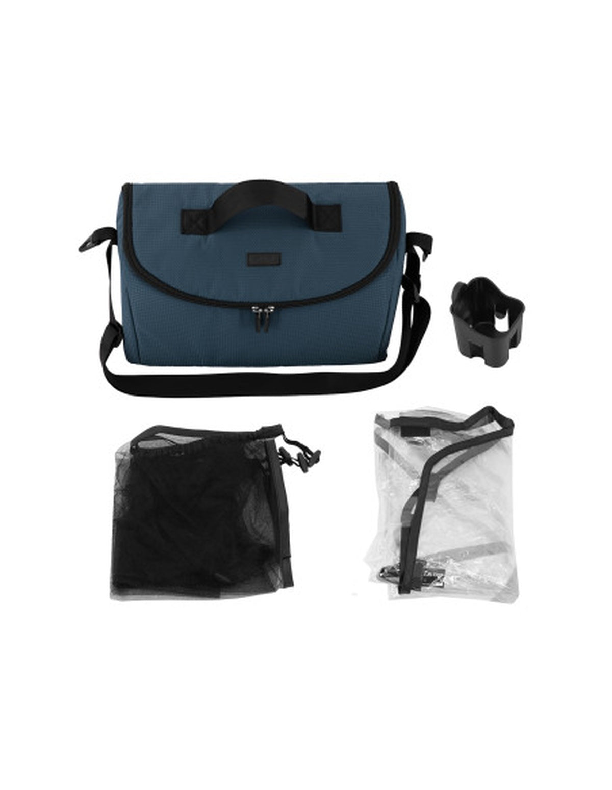 MoMi CLARA Kinderwagen in Blau für Kinder bis 22 kg, verstellbar