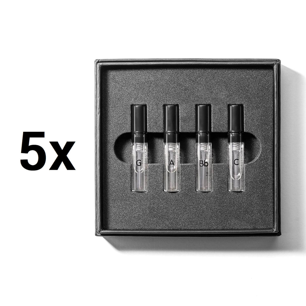 GAMMON Black Notes Herrenduft Explorer-Set 4x2 ml mit 20% Duftöl