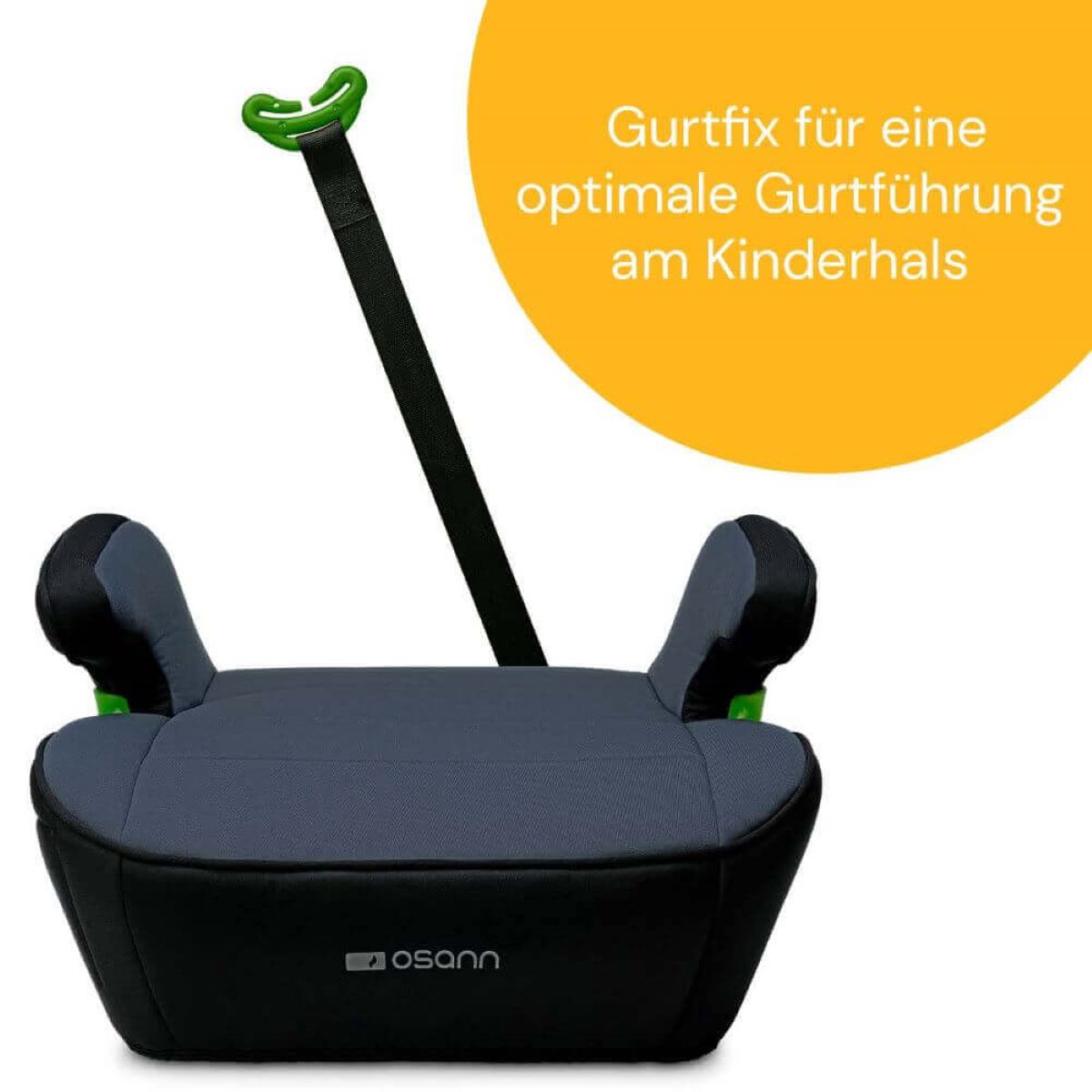 Osann Junior Gurtfix i-Size Sitzerhöhung 126–150 cm – Nero