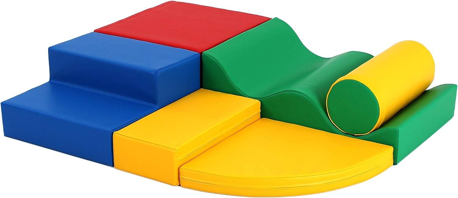 IGLU Set 28 - 6 XL Spielbauklötzen aus Schaumstoff für Kinder - Kreative Softbausteine zum Klettern und Krabbeln