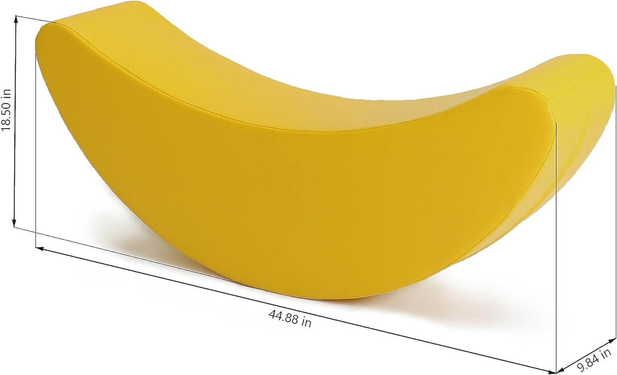 IGLU Schaukelspielzeug IGLU XL -Schaukelpferd Banane in versch. Farben - Baustein aus Schaumstoff