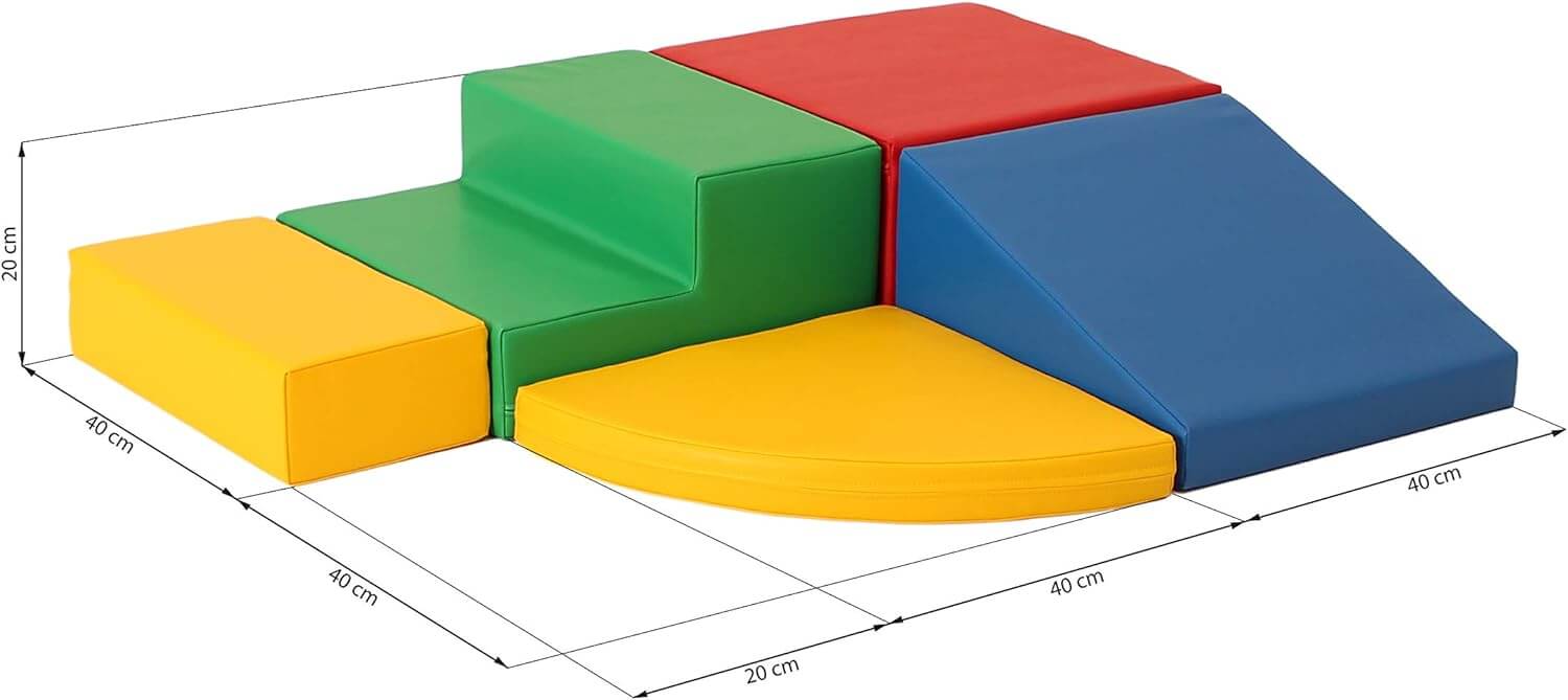 IGLU 5 XL Softbausteine – XXL Schaumstoffklötze für Kinder | Sicher & kreativ spielen, Bauklötze