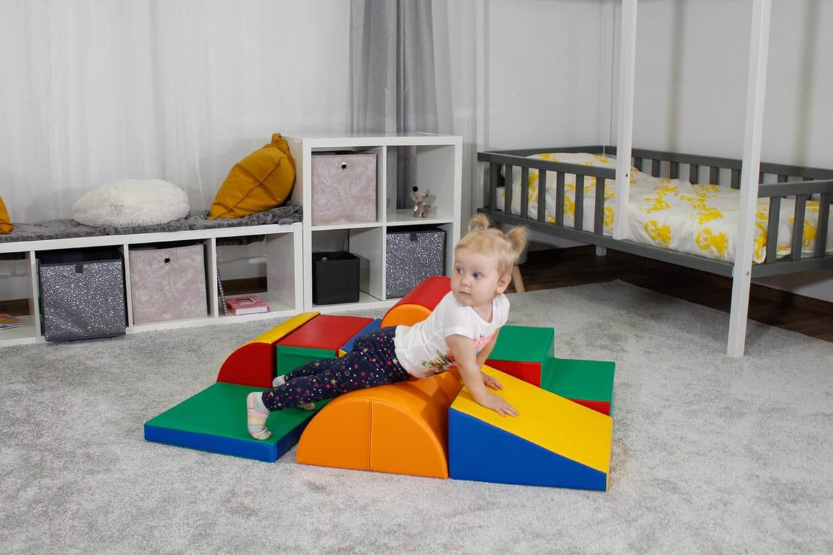 IGLU 8 XL Spielbausteine aus Schaumstoff für Kinder - Kreative  Softbausteine - Indoor Kletter Spielplatz