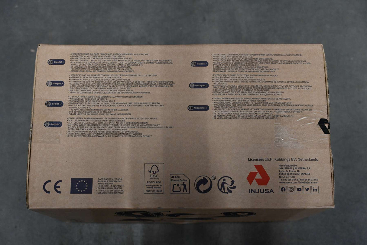 Volare Dreirad Marvel Spidey für Jungen in Blau - Ideal für Kinder von 1 bis 3 Jahren