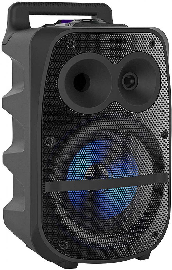 auvisio Partylautsprecher PMA-950.k Mobile PA-Partyanlage Bluetooth MP3 USB SD Karaoke UKW 150 Watt