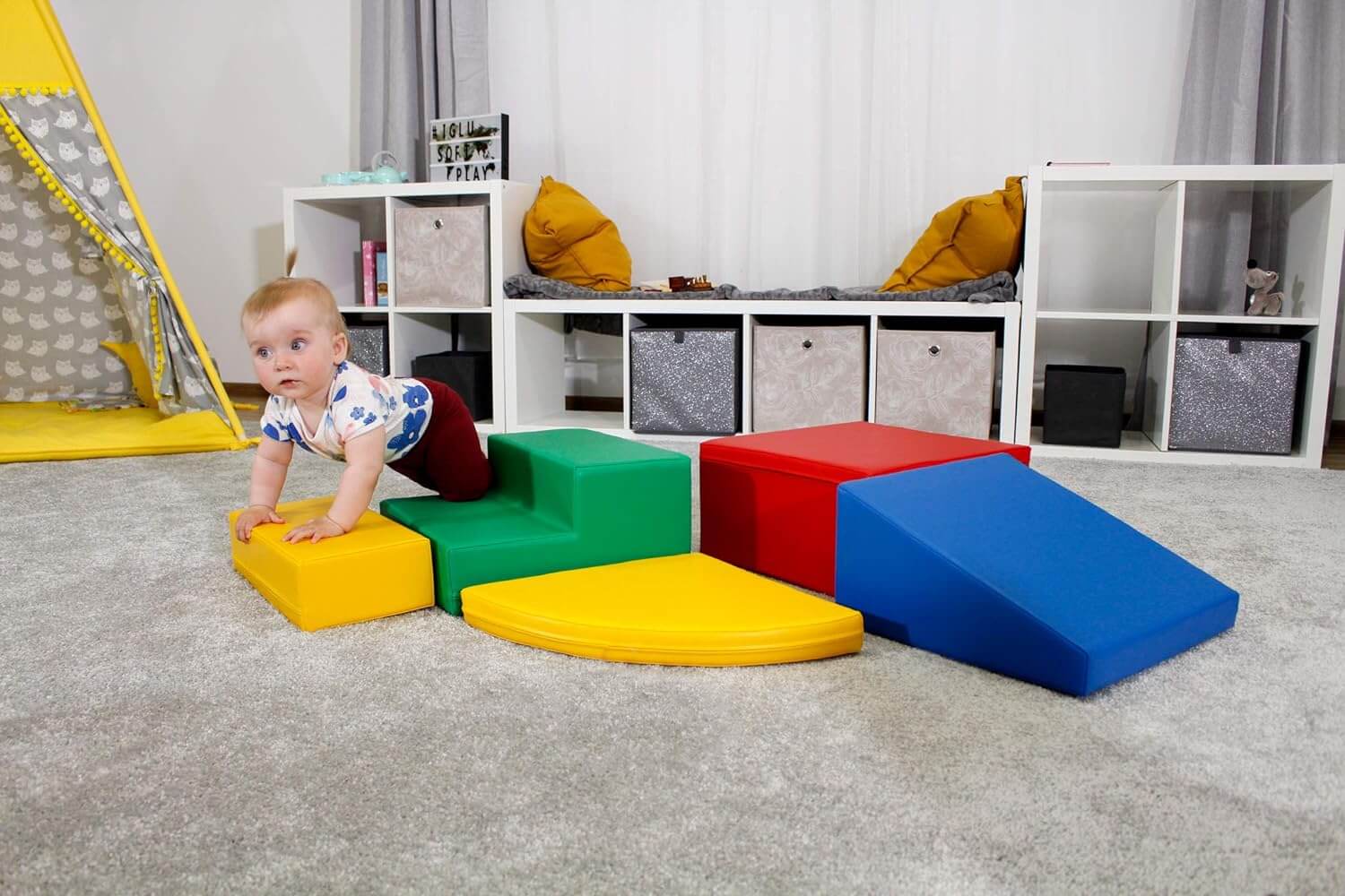 IGLU 5 XL Softbausteine – XXL Schaumstoffklötze für Kinder | Sicher & kreativ spielen, Bauklötze