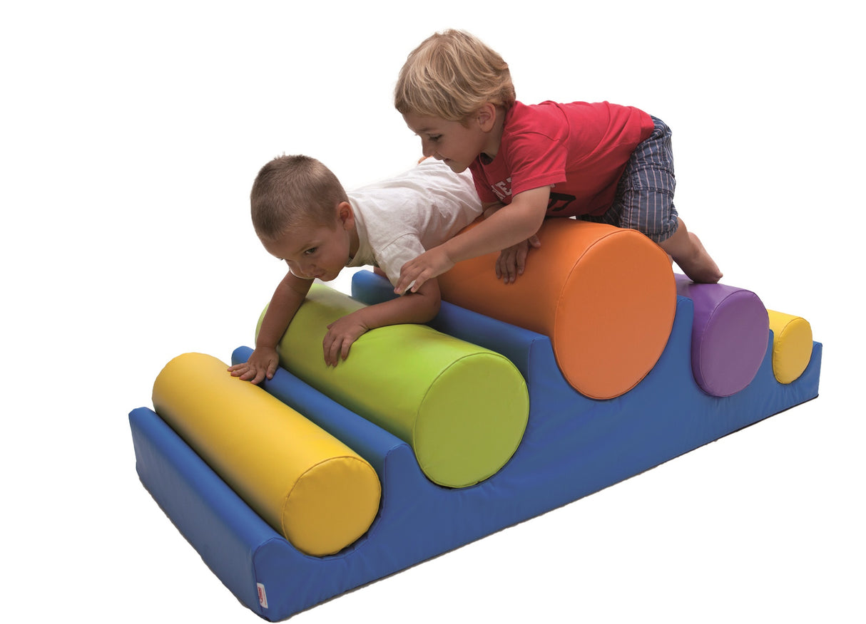 Sumo Didactic - Softbausteine für Kinder ab 18 Monaten – 6-tlg. Set für Krabbeln, Greifen & Spiel | Sicher, antibakteriell & langlebig | Motorikspielzeug für Krippe & Zuhause