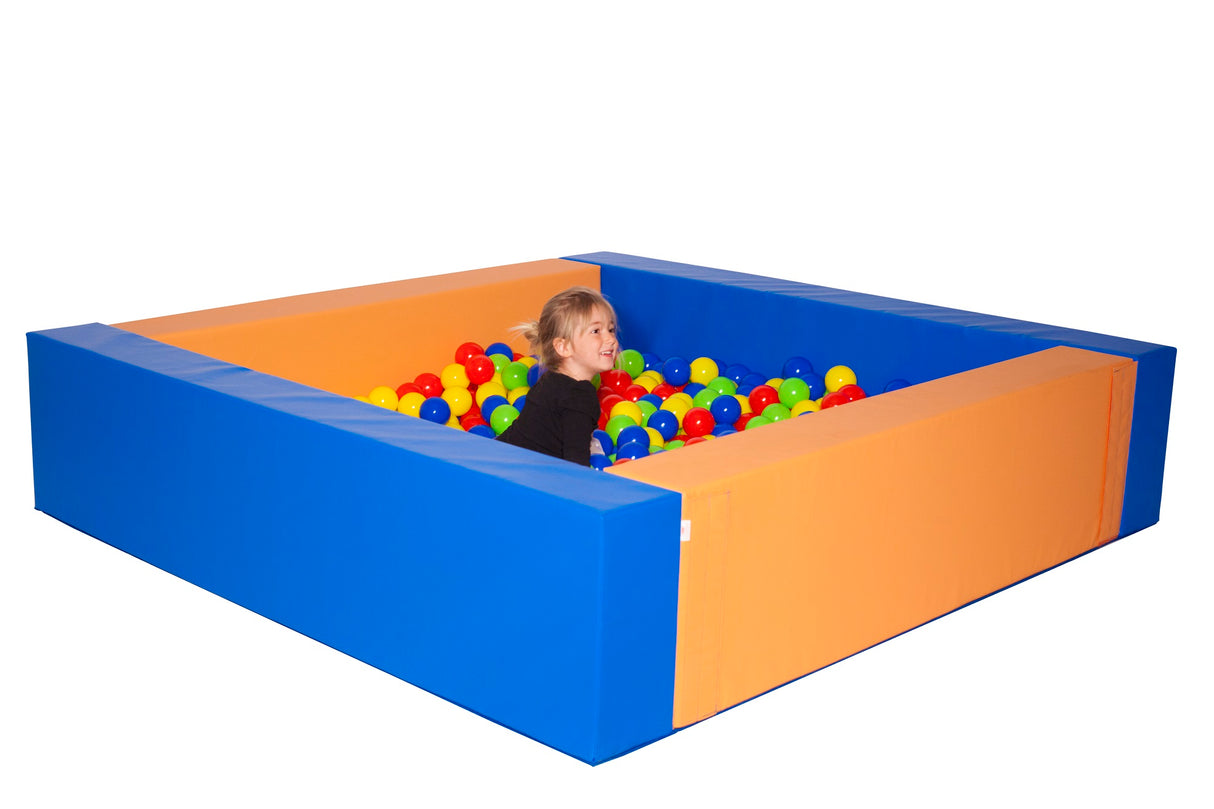Sumo Didactic - Bällebad 200 x 200 x 45 cm – für Kindergärten & Schulen – langlebig, antibakteriell & sicher für motorisches Lernen und sensorische Förderung