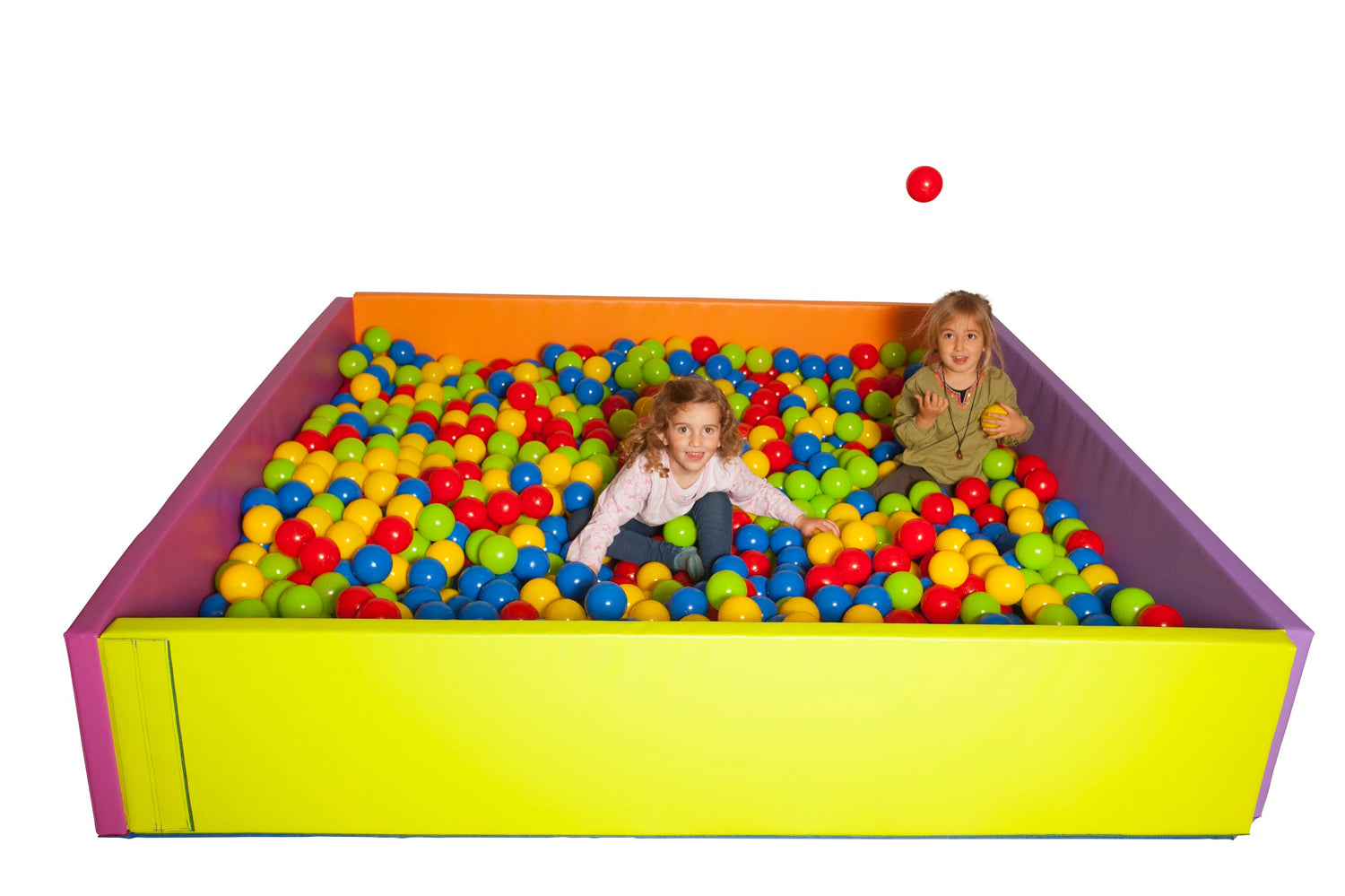 Sumo Didactic - Robustes Bällebad 200x120x40 cm – wasserdicht, feuerfest, sicher & fördert sensorische Entwicklung in Kitas & Schulen