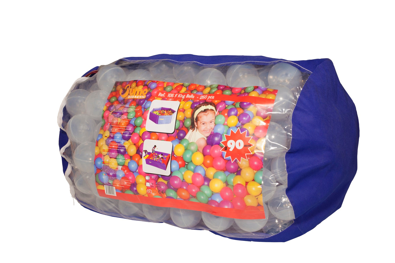 Sumo Didactic - Feuerfeste Balltasche zur sicheren Aufbewahrung von Bällen für Bällebäder – Robust, langlebig und sicher