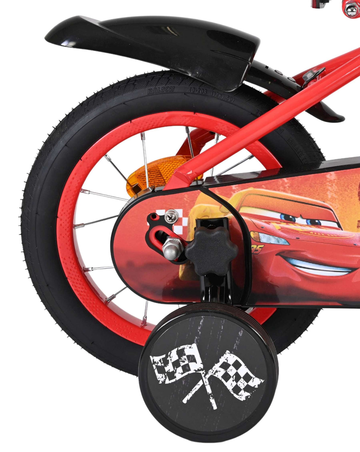 Volare Disney Cars Kinderfahrrad - Jungen - 12 Zoll - Rot