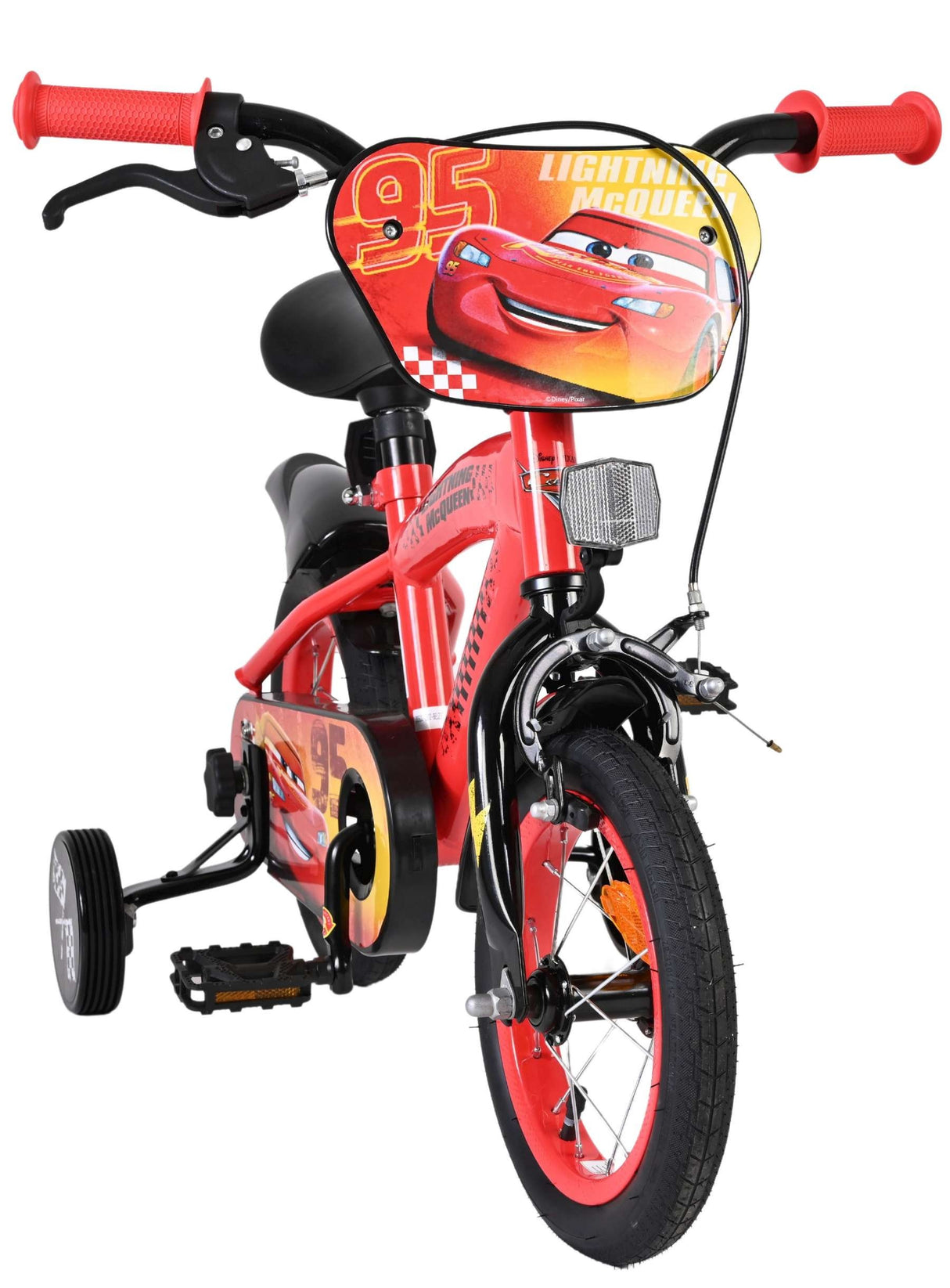 Volare Disney Cars Kinderfahrrad - Jungen - 12 Zoll - Rot