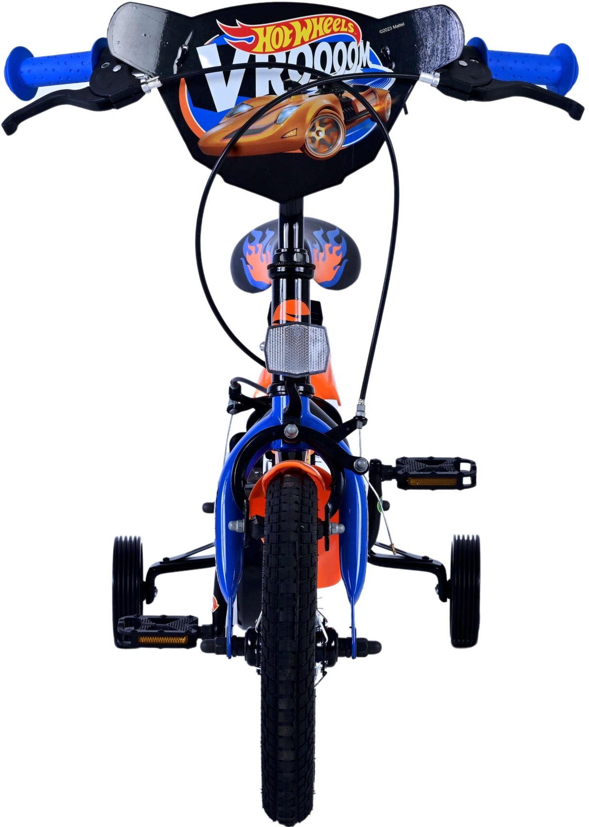 Buntes Kinderfahrrad mit drei Rädern und sportlichem Design