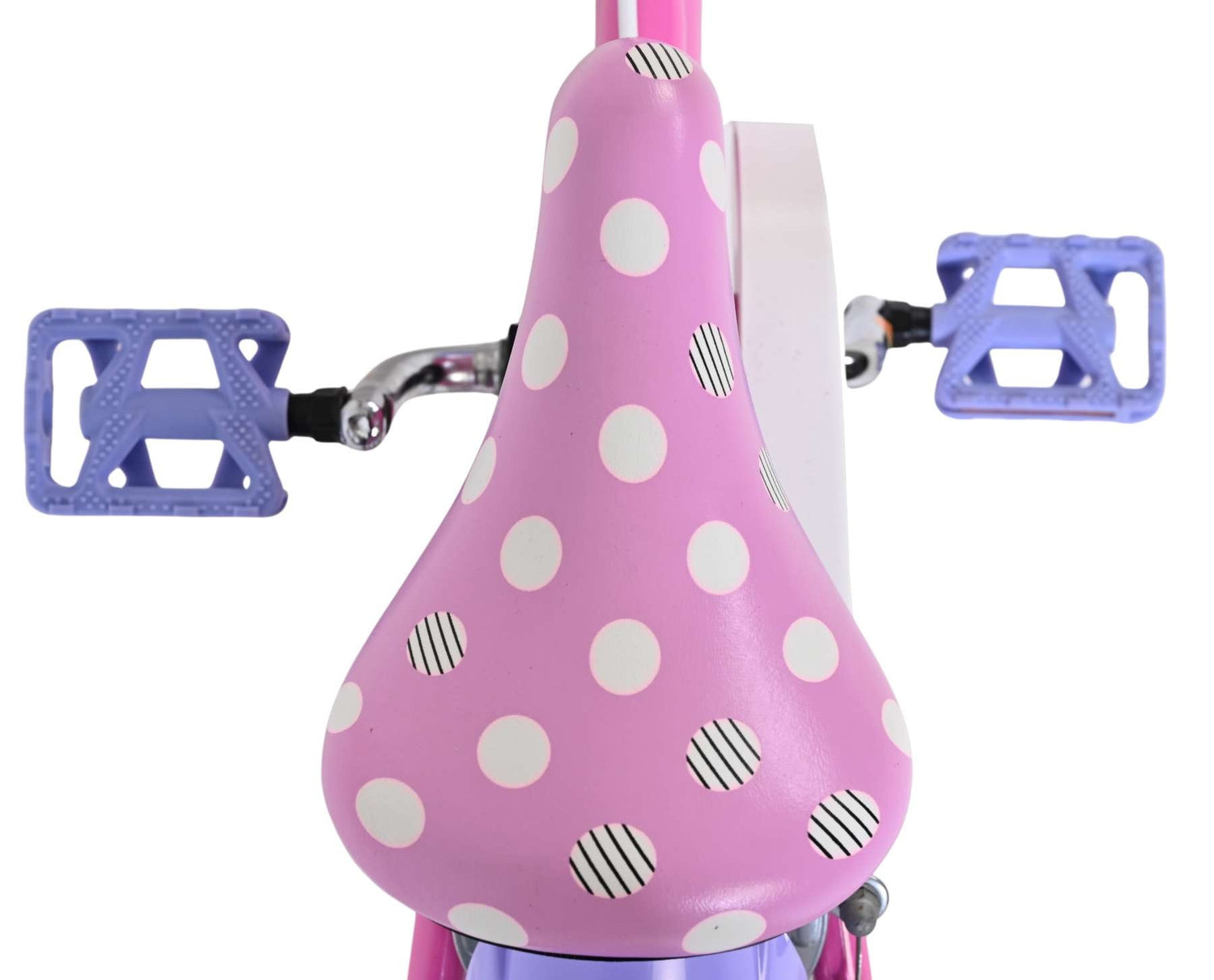 Volare Disney Minnie – die süßeste Minnie aller Zeiten! Kinderfahrrad - Mädchen - 12 Zoll - Rosa - Zwei Handbremsen