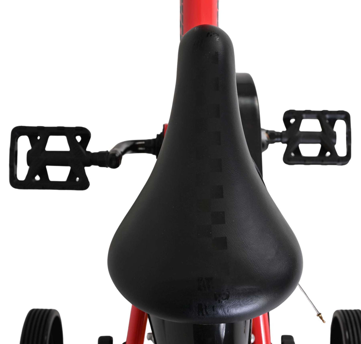 Volare Disney Cars Kinderfahrrad - Jungen - 14 Zoll - Rot - Zwei Handbremsen