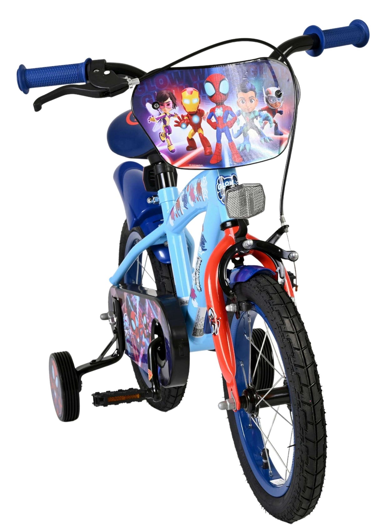 Volare Spidey Kinderfahrrad - Jungen - 14 Zoll - Blau