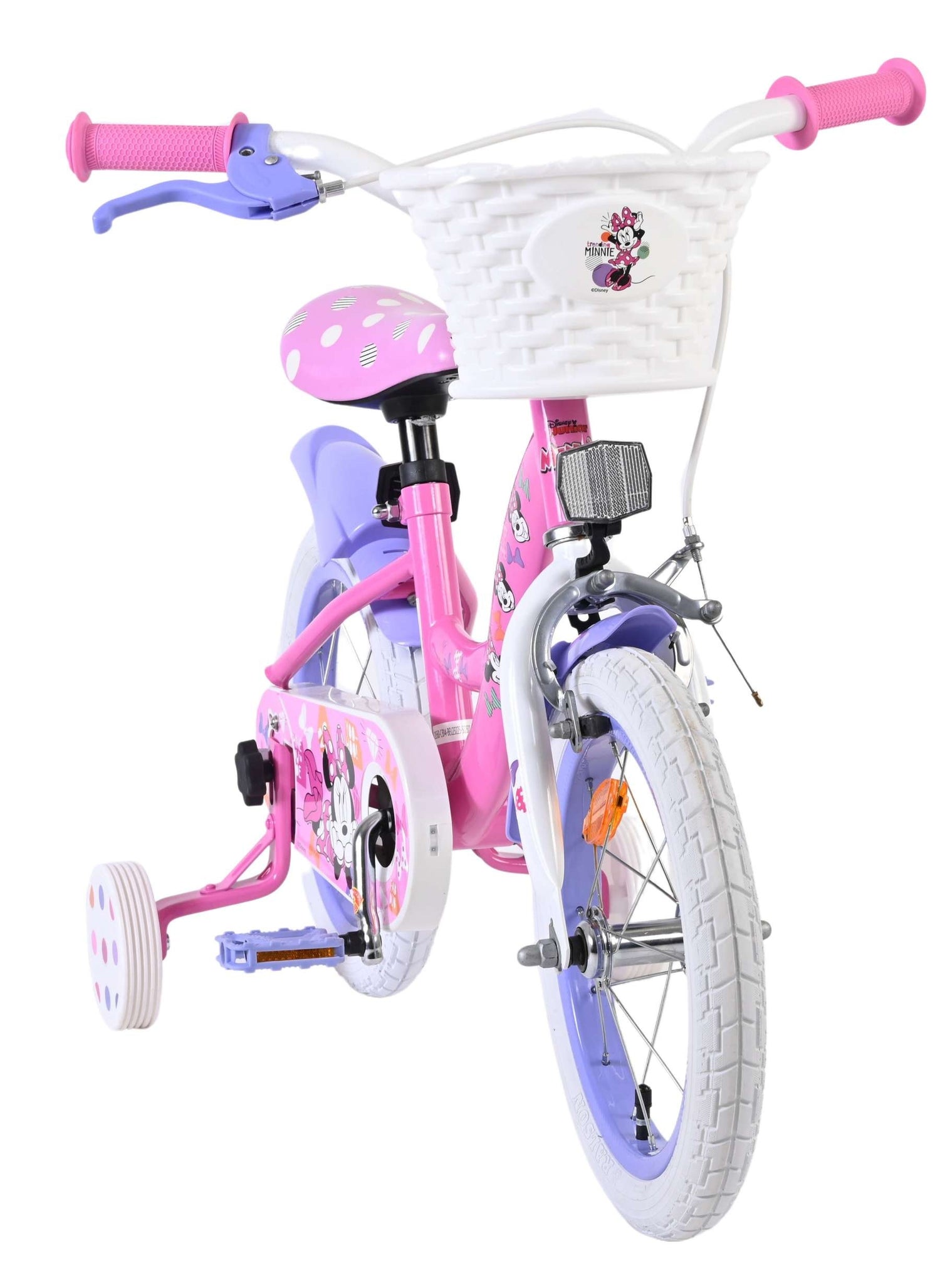 Volare Disney Minnie – die süßeste Minnie aller Zeiten! Kinderfahrrad - Mädchen - 14 Zoll - Rosa