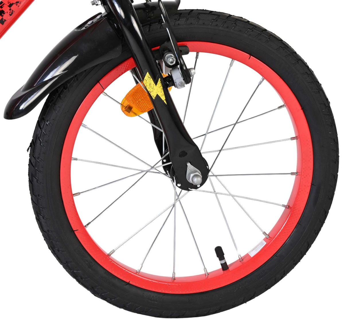 Volare Disney Cars Kinderfahrrad - Jungen - 16 Zoll - Rot