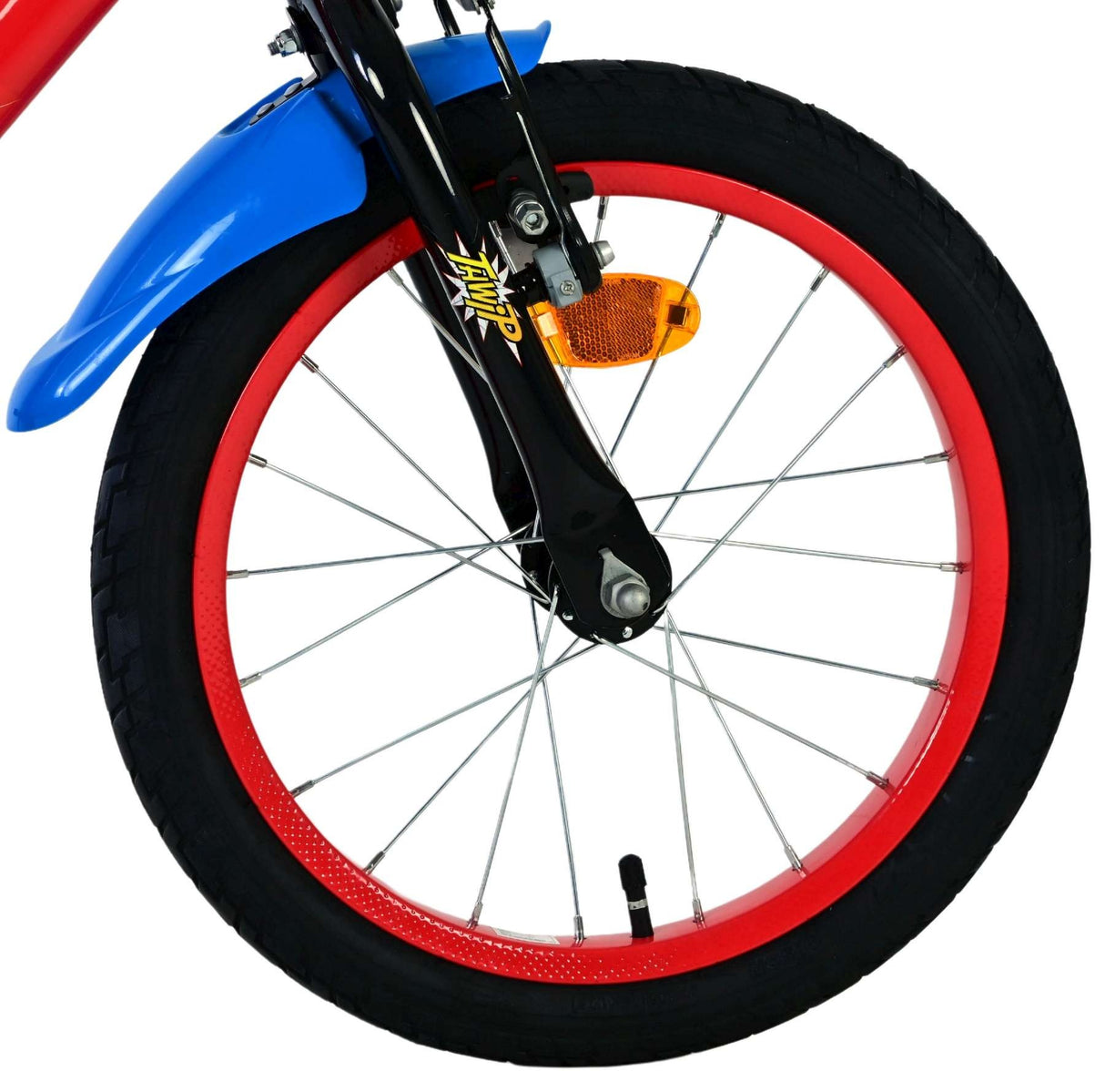 Volare Spider-Man Kinderfahrrad - Jungen - 16 Zoll - Rot