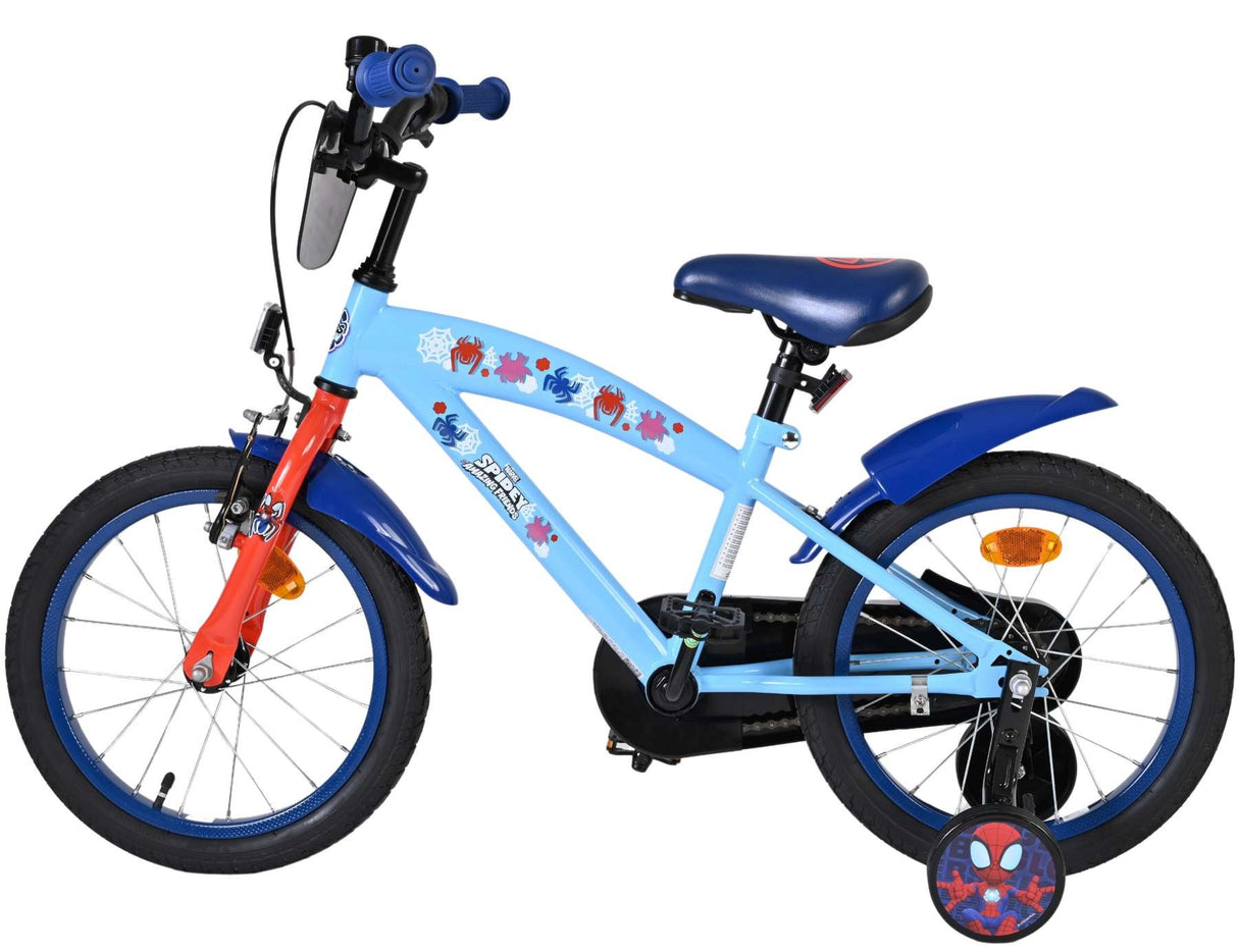 Volare Spidey Kinderfahrrad - Jungen - 16 Zoll - Blau