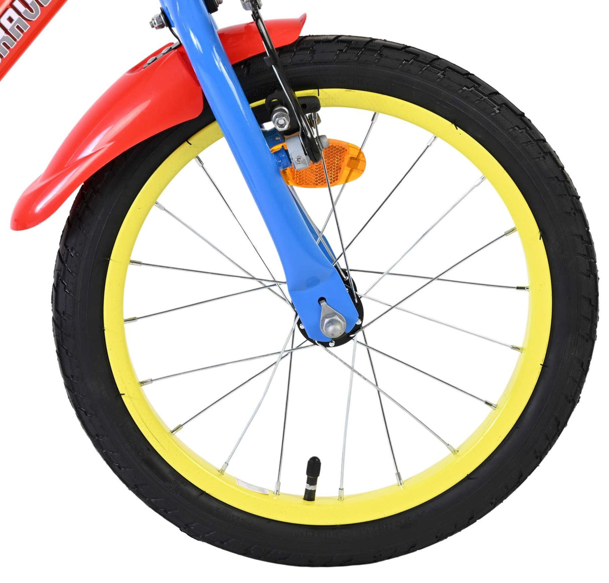Volare Paw Patrol Kinderfahrrad - Jungen - 16 Zoll - Rot Blau