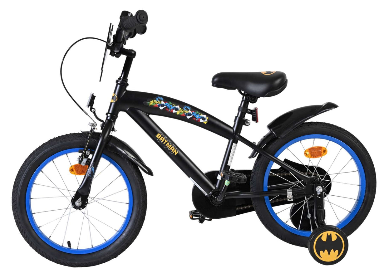 Volare Batman Kinderfahrrad - Jungen - 16 Zoll - Schwarz