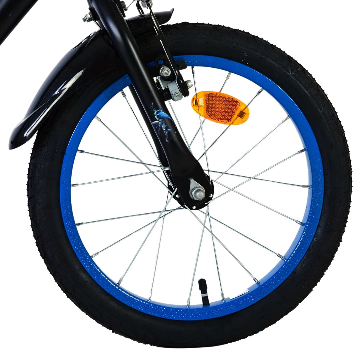 Volare Batman Kinderfahrrad - Jungen - 16 Zoll - Schwarz - 2 Handbremsen