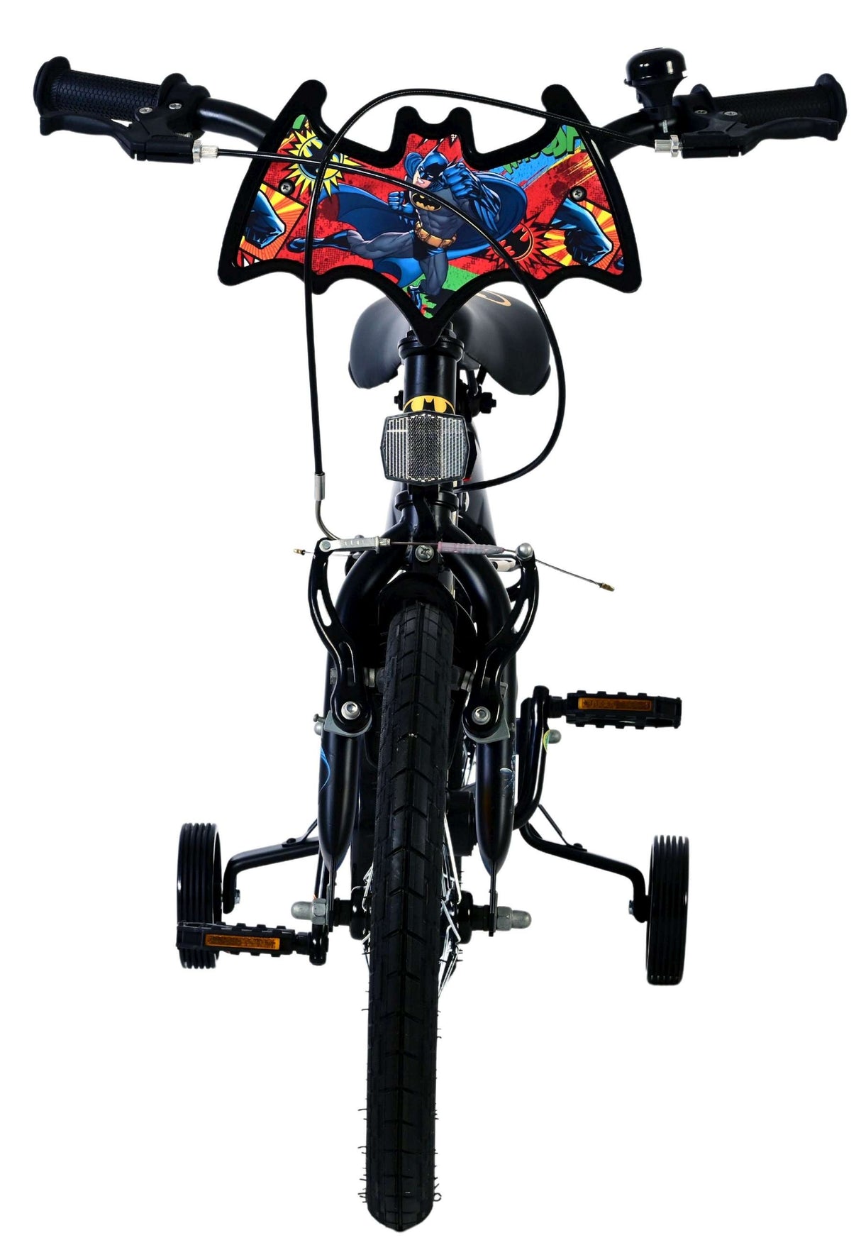 Volare Batman Kinderfahrrad - Jungen - 16 Zoll - Schwarz - 2 Handbremsen