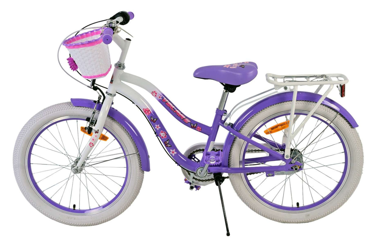 Volare Lovely Kinderfahrrad - Mädchen - 20 Zoll - Lila - 3 Gänge